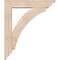 Ekena Millwork Thorton Traditional Smooth Bracket w/ Offset Brace, Douglas Fir, 5 1/2"W x 24"D x 28"H BKT0604X24X28THR01SDF - alternate 2